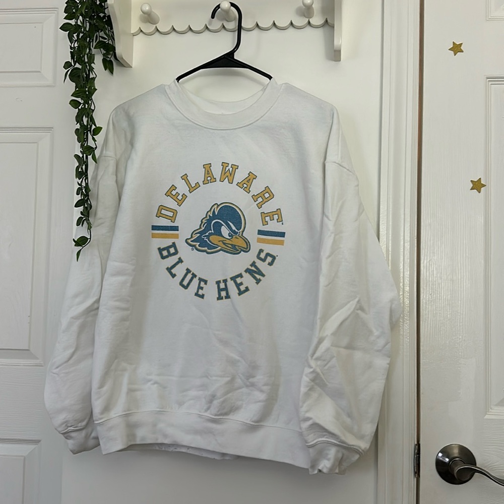 University of Delaware crewneck size L